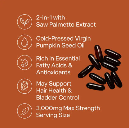 Emberly Pumpkin Seed Oil™ Softgels