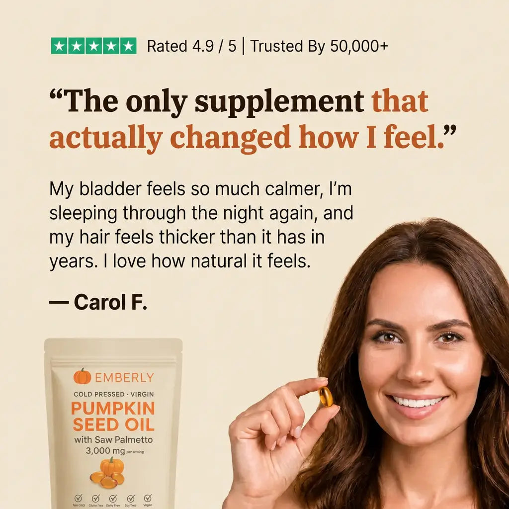 Emberly Pumpkin Seed Oil™ Softgels