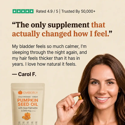 Emberly Pumpkin Seed Oil™ Softgels