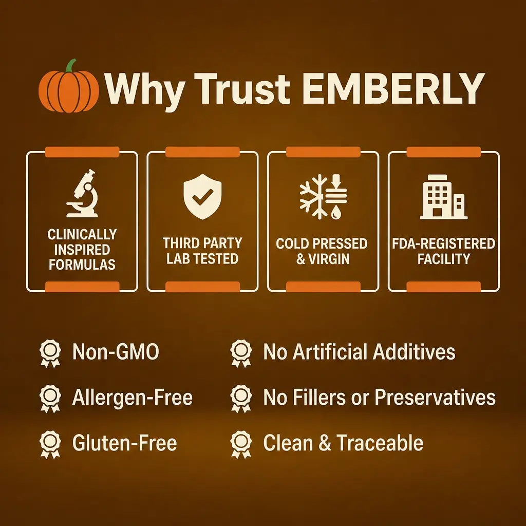 Emberly Pumpkin Seed Oil™ Softgels