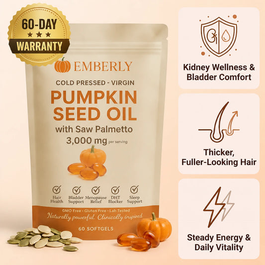 Emberly Pumpkin Seed Oil™ Softgels